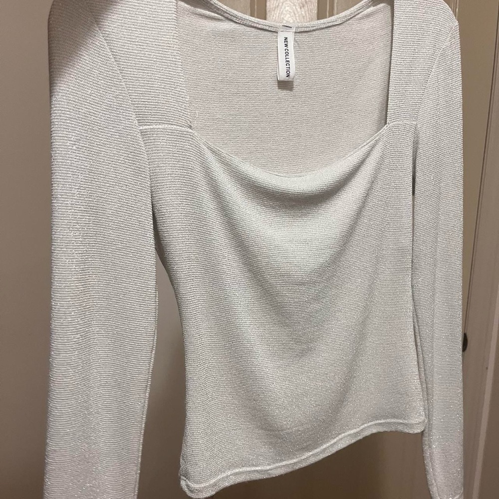 Elegant Cream Long Sleeve Blouse